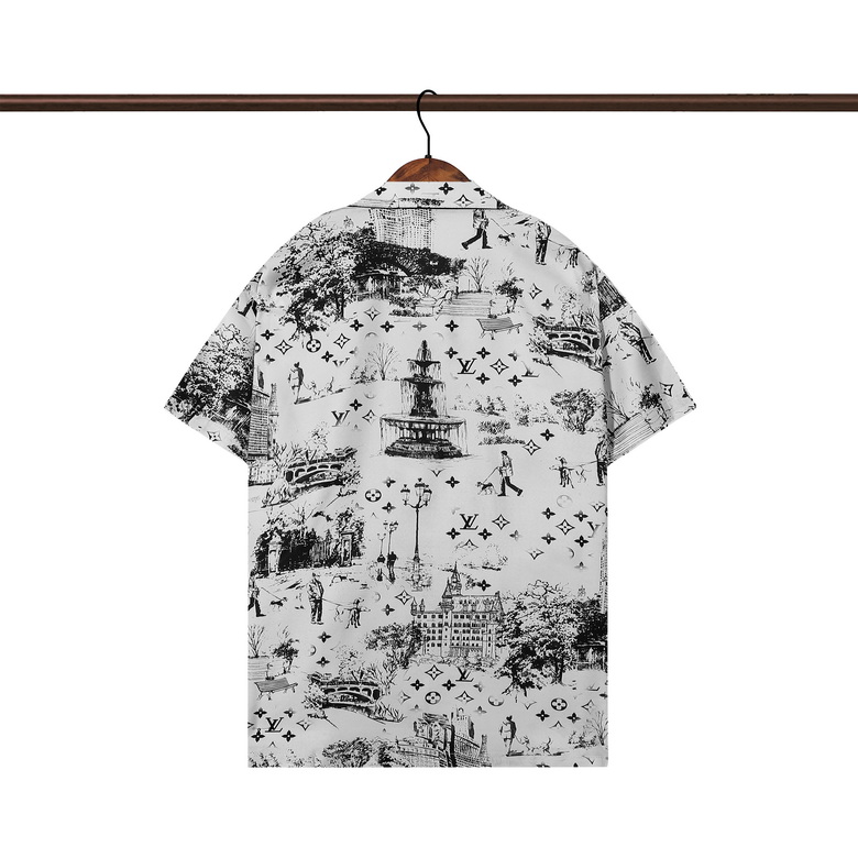 LV short shirt-158